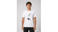 Erkek Astronot Ay Temalı Tişört Kısa Kol Yazlık Bisiklet Yaka T-Shirt - Beyaz Erkek Astronot Ay Temalı Tişört Kısa Kol Yazlık Bisiklet Yaka T-Shirt - Beyaz