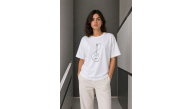 Kadın Minimal Gitar Baskılı Tişört T-Shirt Yazlık Kısa Kol Bisiklet Yaka T-Shirt - Beyaz Kadın Minimal Gitar Baskılı Tişört T-Shirt Yazlık Kısa Kol Bisiklet Yaka T-Shirt - Beyaz
