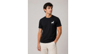 Erkek Minimal Geyik Logolu Tişört Bisiklet Yaka Kısa kol Yazlık T-Shirt - Siyah Erkek Minimal Geyik Logolu Tişört Bisiklet Yaka Kısa kol Yazlık T-Shirt - Siyah