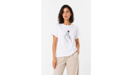 Kadın Kore Parmak Kalp Aşk Temalı Minimal Baskılı Tişört Yazlık Kısa Kol T-Shirt - Beyaz Kadın Kore Parmak Kalp Aşk Temalı Minimal Baskılı Tişört Yazlık Kısa Kol T-Shirt - Beyaz