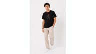 Erkek Kore Parmak Kalp Aşk Temalı Minimal Baskılı Tişört Yazlık Kısa Kol T-Shirt - Siyah Erkek Kore Parmak Kalp Aşk Temalı Minimal Baskılı Tişört Yazlık Kısa Kol T-Shirt - Siyah