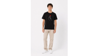 Erkek Kore Parmak Kalp Aşk Temalı Minimal Baskılı Tişört Yazlık Kısa Kol T-Shirt - Siyah Erkek Kore Parmak Kalp Aşk Temalı Minimal Baskılı Tişört Yazlık Kısa Kol T-Shirt - Siyah