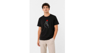 Erkek Kore Parmak Kalp Aşk Temalı Minimal Baskılı Tişört Yazlık Kısa Kol T-Shirt - Siyah Erkek Kore Parmak Kalp Aşk Temalı Minimal Baskılı Tişört Yazlık Kısa Kol T-Shirt - Siyah