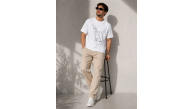 Erkek Minimal Kedi Çizim Baskılı Tişört Kısa Kol Yazlık T-Shirt - Beyaz Erkek Minimal Kedi Çizim Baskılı Tişört Kısa Kol Yazlık T-Shirt - Beyaz