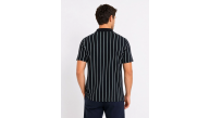 Erkek Pike Kumaş Çizgili Polo Yaka Tişört Kısa Kol Yazlık T-Shirt - Siyah Erkek Pike Kumaş Çizgili Polo Yaka Tişört Kısa Kol Yazlık T-Shirt - Siyah