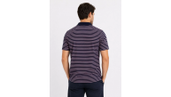 Erkek Pike Kumaş Gül Kurusu Çizgili Polo Yaka Tişört Kısa Kol T-Shirt - Siyah Erkek Pike Kumaş Gül Kurusu Çizgili Polo Yaka Tişört Kısa Kol T-Shirt - Siyah