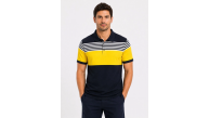 Erkek Pike Kumaş Çizgili Polo Yaka Tişört Kısa Kol Yazlık T-Shirt - Lacivert Erkek Pike Kumaş Çizgili Polo Yaka Tişört Kısa Kol Yazlık T-Shirt - Lacivert