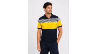 Erkek Pike Kumaş Çizgili Polo Yaka Tişört Kısa Kol Yazlık T-Shirt - Lacivert Erkek Pike Kumaş Çizgili Polo Yaka Tişört Kısa Kol Yazlık T-Shirt - Lacivert
