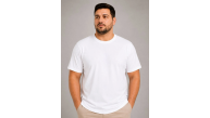 Erkek Battal Big Size Basic Tişört Bisiklet Yaka Rahat Kalıp T-Shirt - Beyaz Erkek Battal Big Size Basic Tişört Bisiklet Yaka Rahat Kalıp T-Shirt - Beyaz