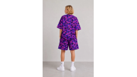 Kız Çocuk Oversize Kalıp Pubg Bape X Shark Nakışlı Cepli Şort Takım - Mor Kız Çocuk Oversize Kalıp Pubg Bape X Shark Nakışlı Cepli Şort Takım - Mor
