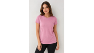Kadın Basic Tişört Bisiklet Yaka Kısa Kol Günlük Yazlık Slim fit T-Shirt - Pembe Kadın Basic Tişört Bisiklet Yaka Kısa Kol Günlük Yazlık Slim fit T-Shirt - Pembe