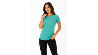 Kadın Basic Tişört Bisiklet Yaka Kısa Kol Günlük Yazlık Slim fit T-Shirt - Su Yeşili Kadın Basic Tişört Bisiklet Yaka Kısa Kol Günlük Yazlık Slim fit T-Shirt - Su Yeşili