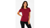 Kadın Basic Tişört Bisiklet Yaka Kısa Kol Günlük Yazlık Slim fit T-Shirt - Bordo Kadın Basic Tişört Bisiklet Yaka Kısa Kol Günlük Yazlık Slim fit T-Shirt - Bordo