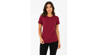 Kadın Basic Tişört Bisiklet Yaka Kısa Kol Günlük Yazlık Slim fit T-Shirt - Bordo Kadın Basic Tişört Bisiklet Yaka Kısa Kol Günlük Yazlık Slim fit T-Shirt - Bordo