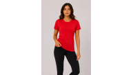 Kadın Basic Tişört Bisiklet Yaka Kısa Kol Günlük Yazlık Slim fit T-Shirt - Kırmızı Kadın Basic Tişört Bisiklet Yaka Kısa Kol Günlük Yazlık Slim fit T-Shirt - Kırmızı