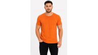 Erkek Basic Tişört Bisiklet Yaka Kısa Kol Günlük Yazlık Slim fit T-Shirt - Turuncu Erkek Basic Tişört Bisiklet Yaka Kısa Kol Günlük Yazlık Slim fit T-Shirt - Turuncu