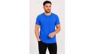 Erkek Basic Tişört Bisiklet Yaka Kısa Kol Günlük Yazlık Slim fit T-Shirt - Saks Mavisi Erkek Basic Tişört Bisiklet Yaka Kısa Kol Günlük Yazlık Slim fit T-Shirt - Saks Mavisi