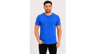 Erkek Basic Tişört Bisiklet Yaka Kısa Kol Günlük Yazlık Slim fit T-Shirt - Saks Mavisi Erkek Basic Tişört Bisiklet Yaka Kısa Kol Günlük Yazlık Slim fit T-Shirt - Saks Mavisi