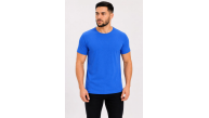 Erkek Basic Tişört Bisiklet Yaka Kısa Kol Günlük Yazlık Slim fit T-Shirt - Saks Mavisi Erkek Basic Tişört Bisiklet Yaka Kısa Kol Günlük Yazlık Slim fit T-Shirt - Saks Mavisi