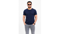 Erkek Basic Tişört Bisiklet Yaka Kısa Kol Günlük Yazlık Slim fit T-Shirt - Lacivert Erkek Basic Tişört Bisiklet Yaka Kısa Kol Günlük Yazlık Slim fit T-Shirt - Lacivert