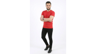 Erkek Basic Tişört Bisiklet Yaka Kısa Kol Günlük Yazlık Slim fit T-Shirt - Kırmızı Erkek Basic Tişört Bisiklet Yaka Kısa Kol Günlük Yazlık Slim fit T-Shirt - Kırmızı