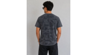 Erkek Batik Desenli Tişört Bisiklet Yaka Kısa Kol Regular Fit T-shirt - Füme Erkek Batik Desenli Tişört Bisiklet Yaka Kısa Kol Regular Fit T-shirt - Füme