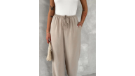 Kadın Ayrobin Oversize Kadın Pantalon - Bej Kadın Ayrobin Oversize Kadın Pantalon - Bej