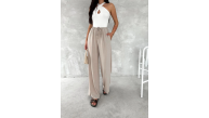 Kadın Ayrobin Oversize Kadın Pantalon - Bej Kadın Ayrobin Oversize Kadın Pantalon - Bej