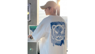 Erkek Tişört Bisiklet Yaka Kore sevimli ayı baskı Kısa Kol T-Shirt - Beyaz Erkek Tişört Bisiklet Yaka Kore sevimli ayı baskı Kısa Kol T-Shirt - Beyaz