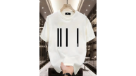 Kadın Kısa Kol Yazlık Tişört Bisiklet Yaka Baskılı Oversize T-Shirt - Beyaz Kadın Kısa Kol Yazlık Tişört Bisiklet Yaka Baskılı Oversize T-Shirt - Beyaz