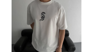 Erkek Ön ve Arka Baskılı T-Shirt Kısa Kol Bisiklet Yaka Regular Fit Tişört - Beyaz Erkek Ön ve Arka Baskılı T-Shirt Kısa Kol Bisiklet Yaka Regular Fit Tişört - Beyaz
