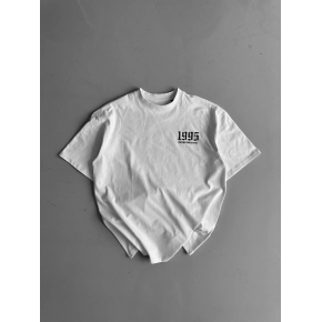 Erkek Baskılı T-Shirt Kısa Kol Bisiklet Yaka Regular Fit Yazlık Tişört -  Beyaz