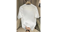 Kadın Kısa Kol Yazlık Tişört Bisiklet Yaka Baskılı Oversize T-Shirt - Beyaz Kadın Kısa Kol Yazlık Tişört Bisiklet Yaka Baskılı Oversize T-Shirt - Beyaz