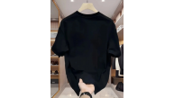 Erkek Özgür Kuşlar Baskılı Tişört Yazlık Bisiklet Yaka Kısa Kol T-Shirt - Beyaz