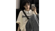 Kadın Tişört Örümcek Baskılı Bisiklet Yaka T-shirt - Beyaz Kadın Tişört Örümcek Baskılı Bisiklet Yaka T-shirt - Beyaz