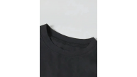 Kadın T-Shirt Ördek Baskılı Bisiklet Yakalı Kısa kol Tişört - Siyah Kadın T-Shirt Ördek Baskılı Bisiklet Yakalı Kısa kol Tişört - Siyah