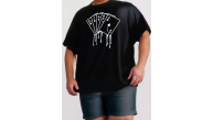 Erkek Kısa Kol Yazlık Tişört Bisiklet Yaka KART Baskılı T-Shirt - Siyah Erkek Kısa Kol Yazlık Tişört Bisiklet Yaka KART Baskılı T-Shirt - Siyah