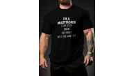 Erkek T-shirt Komik 'Multitasker' Baskılı Kısa kol Tişört - Siyah Erkek T-shirt Komik 'Multitasker' Baskılı Kısa kol Tişört - Siyah