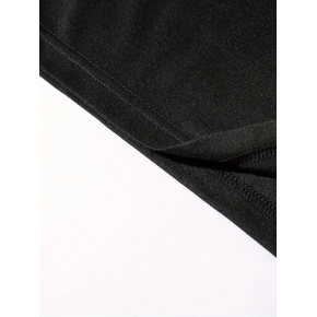 Erkek Baskılı Tişört Kısa Kol Bisiklet Yaka Oversize T-Shirt - Siyah