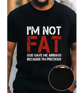 Erkek Kısa Kol Yazlık Tişört Bisiklet Yaka Baskılı Oversize T-Shirt - Siyah