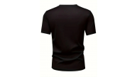 Erkek Kısa Kol Yazlık Tişört Bisiklet Yaka Baskılı Oversize T-Shirt - Siyah Erkek Kısa Kol Yazlık Tişört Bisiklet Yaka Baskılı Oversize T-Shirt - Siyah