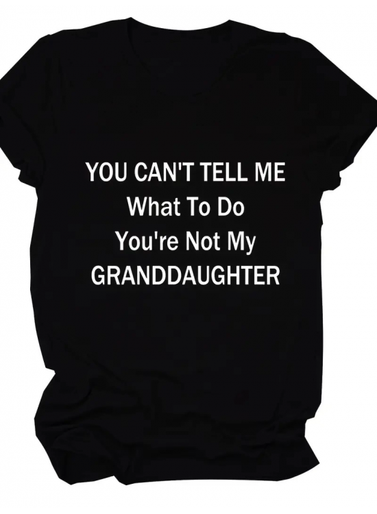 Kadın Baskılı Tişört Kısa Kol Bisiklet Yaka T-shirt - Siyah Kadın Baskılı Tişört Kısa Kol Bisiklet Yaka T-shirt - Siyah