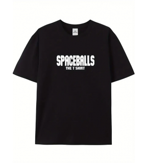 Erkek Baskılı T-Shirt Kısa Kol Bisiklet Yaka Regular Fit Rahat Kalıp Tişört - Siyah