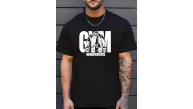 Erkek Baskılı Tişört Kısa Kol Bisiklet Yaka Regular fit Rahat kalıp T-Shirt - Siyah Erkek Baskılı Tişört Kısa Kol Bisiklet Yaka Regular fit Rahat kalıp T-Shirt - Siyah