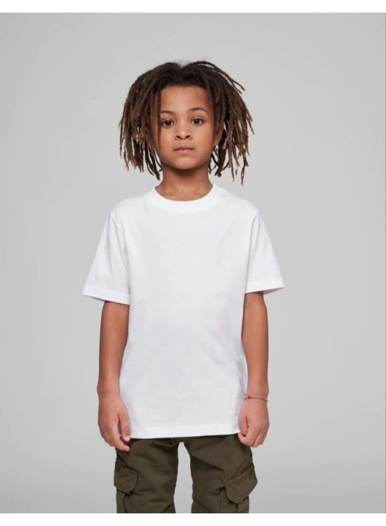 Çocuk Unisex Basic T-Shirt - Beyaz Çocuk Unisex Basic T-Shirt - Beyaz