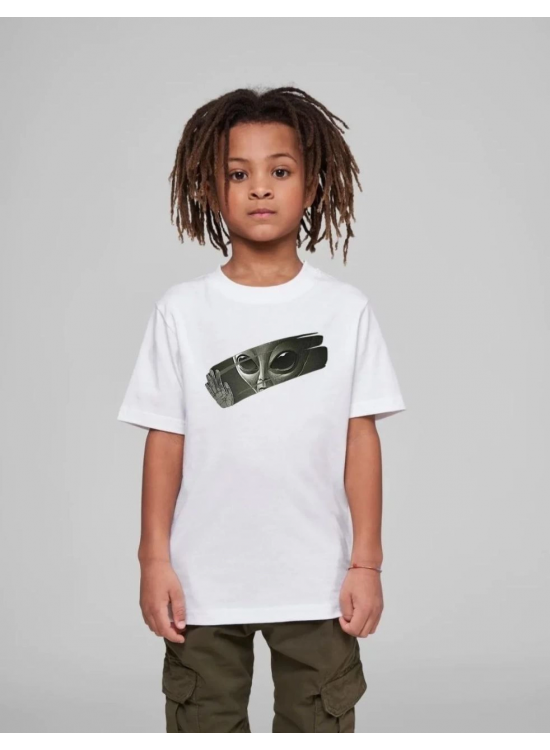 Çocuk Unisex Baskılı T-Shirt - Beyaz Çocuk Unisex Baskılı T-Shirt - Beyaz