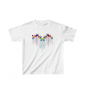 Çocuk Unisex Baskılı T-Shirt - Beyaz