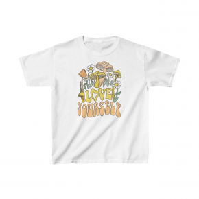 Çocuk Unisex Baskılı T-Shirt - Beyaz
