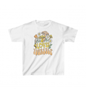 Çocuk Unisex Baskılı T-Shirt - Beyaz
