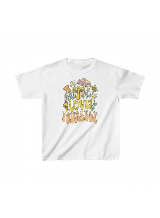 Çocuk Unisex Baskılı T-Shirt - Beyaz Çocuk Unisex Baskılı T-Shirt - Beyaz